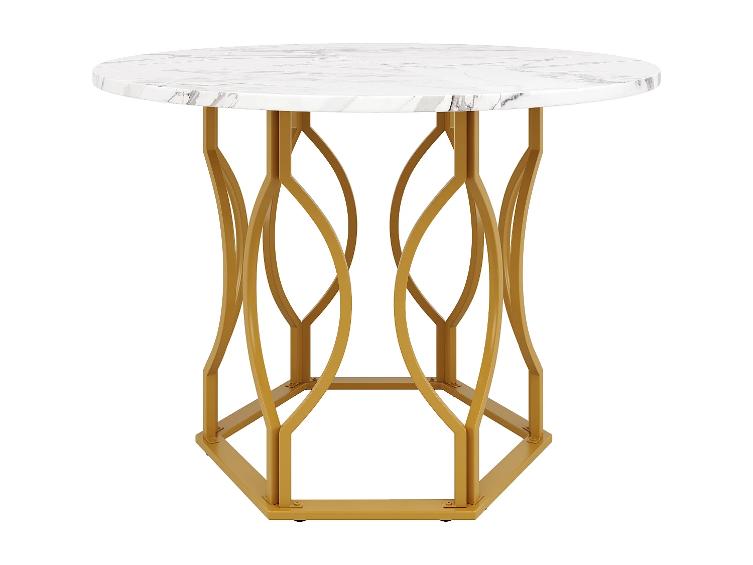 Lot de 5 table à manger et chaises - 100 x 100 x 76 cm -  table plateau en MDF + 4 chaises en velours - MDF + Métal - vert