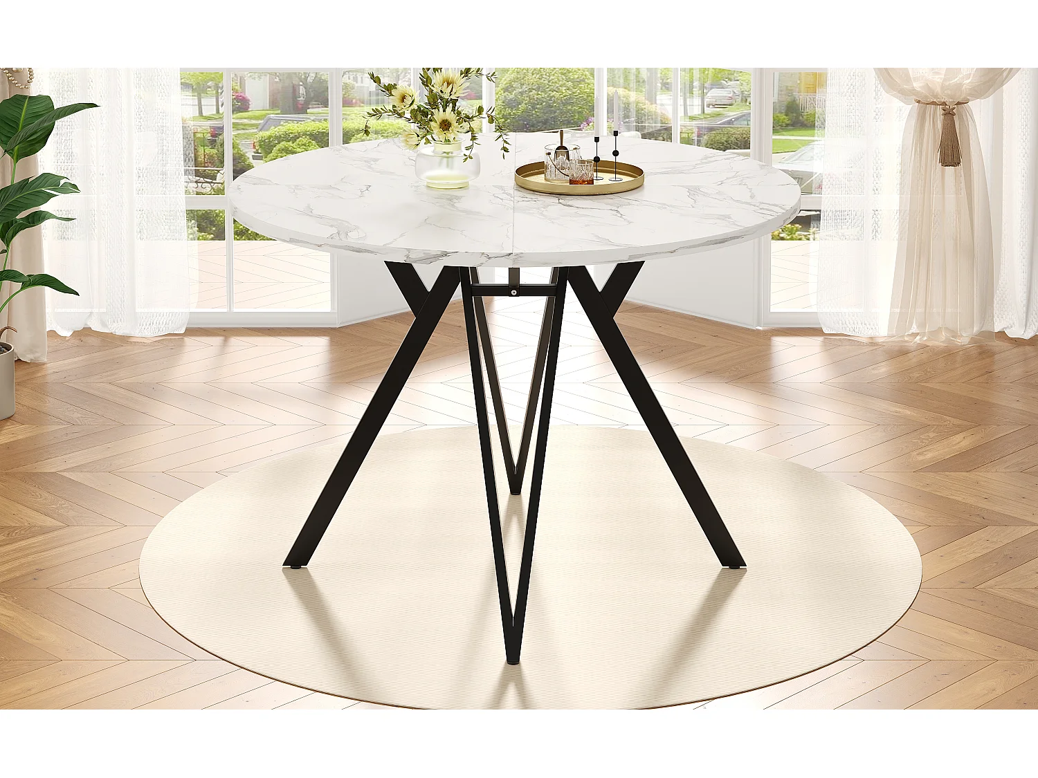 Lot de 5 table à manger et chaises - 100 x 100 x 76 cm -  table plateau en MDF + 4 chaises en velours - MDF + Métal - gris