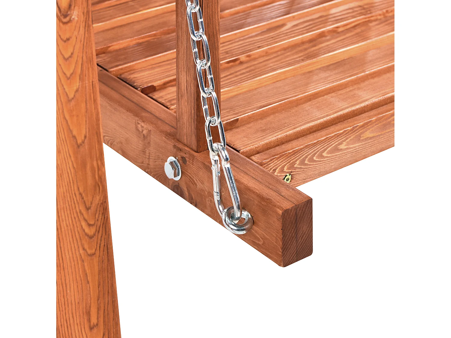 Balancelle de jardin FICARELLA Marron