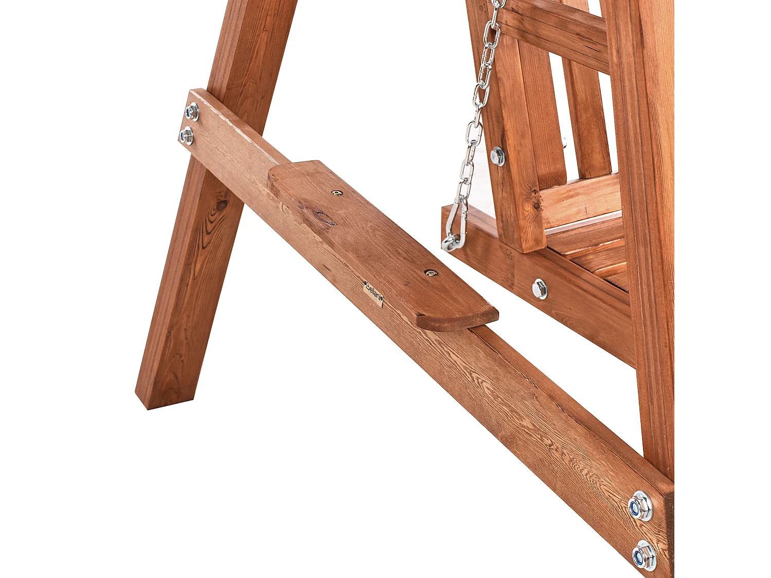 Balancelle de jardin FICARELLA Marron