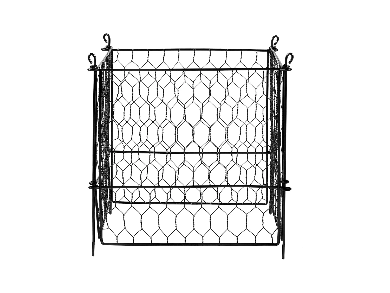 Cages et Supports pour Plantes SucceBuy, 34 x 34 cm, 4 Pièces, Métalliques pour Plantes, Garde les Animaux à l'Extérieur