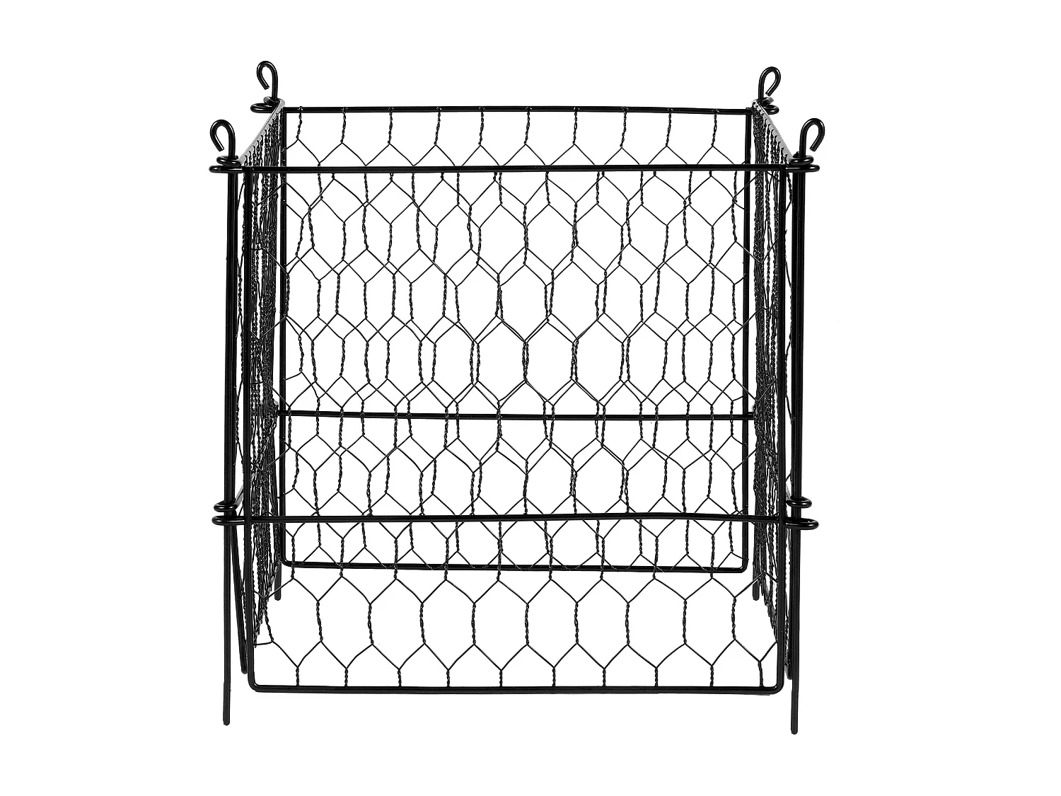 Cages et Supports pour Plantes SucceBuy, 34 x 34 cm, 4 Pièces, Métalliques pour Plantes, Garde les Animaux à l'Extérieur