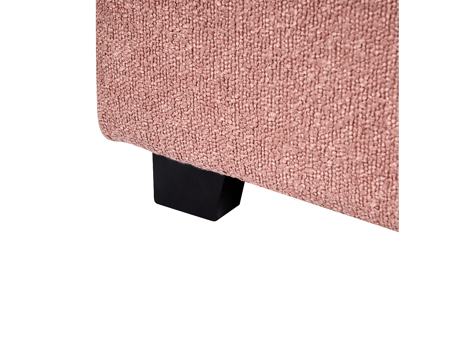 Lit à eau Bouclé VAUCLUSE 160 x 200 cm Rose pastel