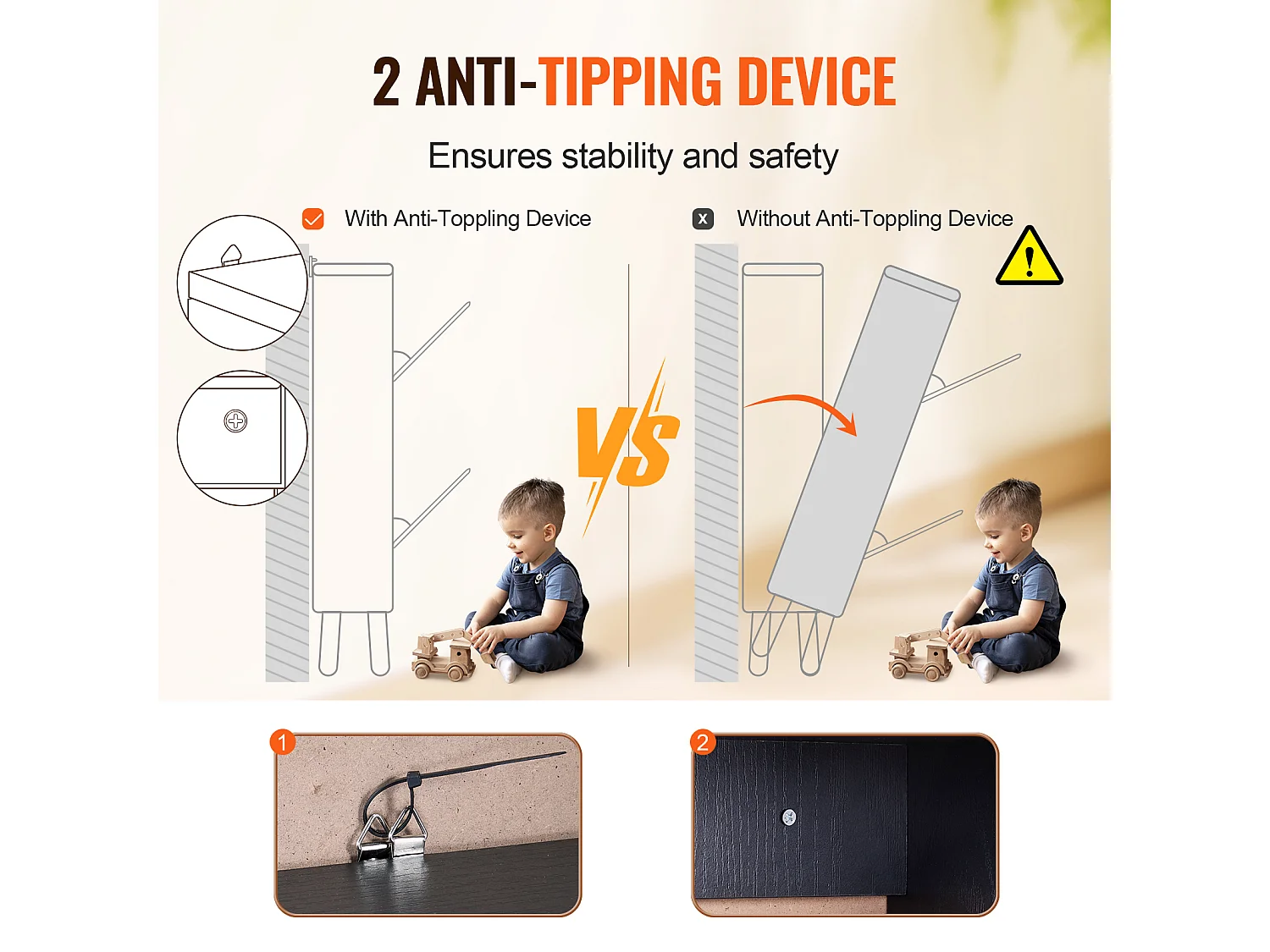 Schuhschrank Aus Rattan SucceBuy, 2 Klappschubladen Und 1 Schublade Zum Herausziehen, Schwarz