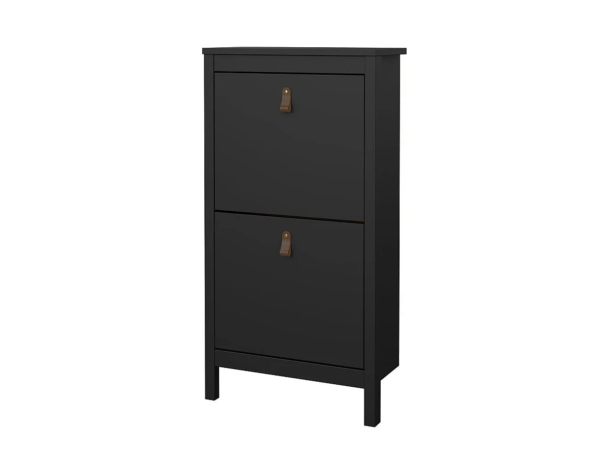 Shoe rack with 2 drop-down doors, H102.9 cm - BARCELONA