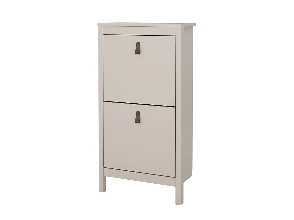 Shoe rack with 2 drop-down doors, H102.9 cm - BARCELONA