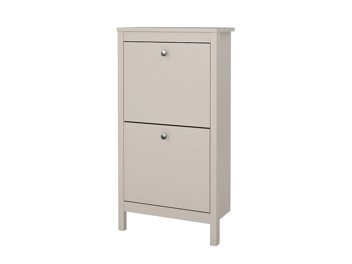 Shoe rack with 2 drop-down doors, H102.9 cm - BARCELONA