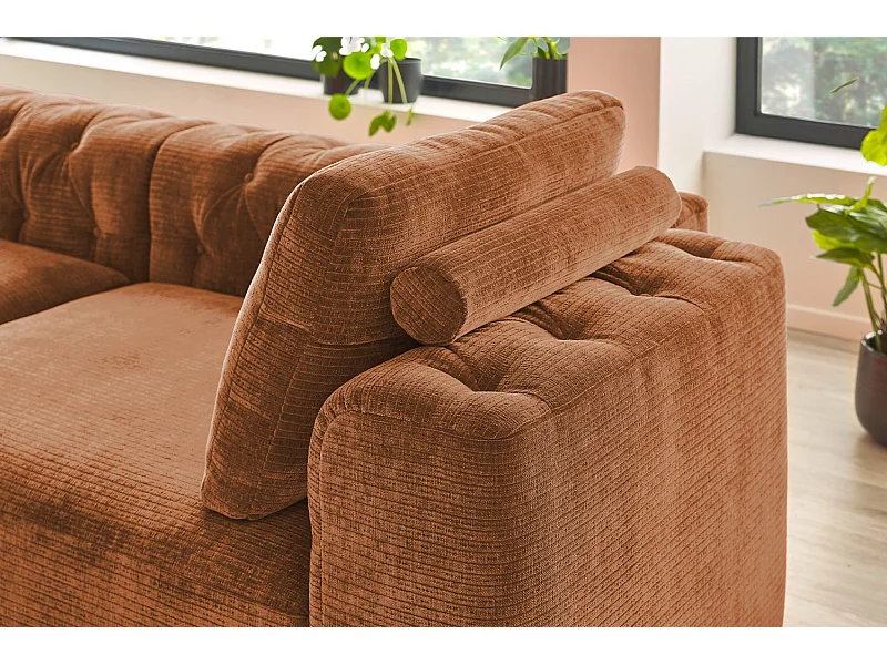 Cuscino - bruno-rossastro Velluto a coste - SEPHI