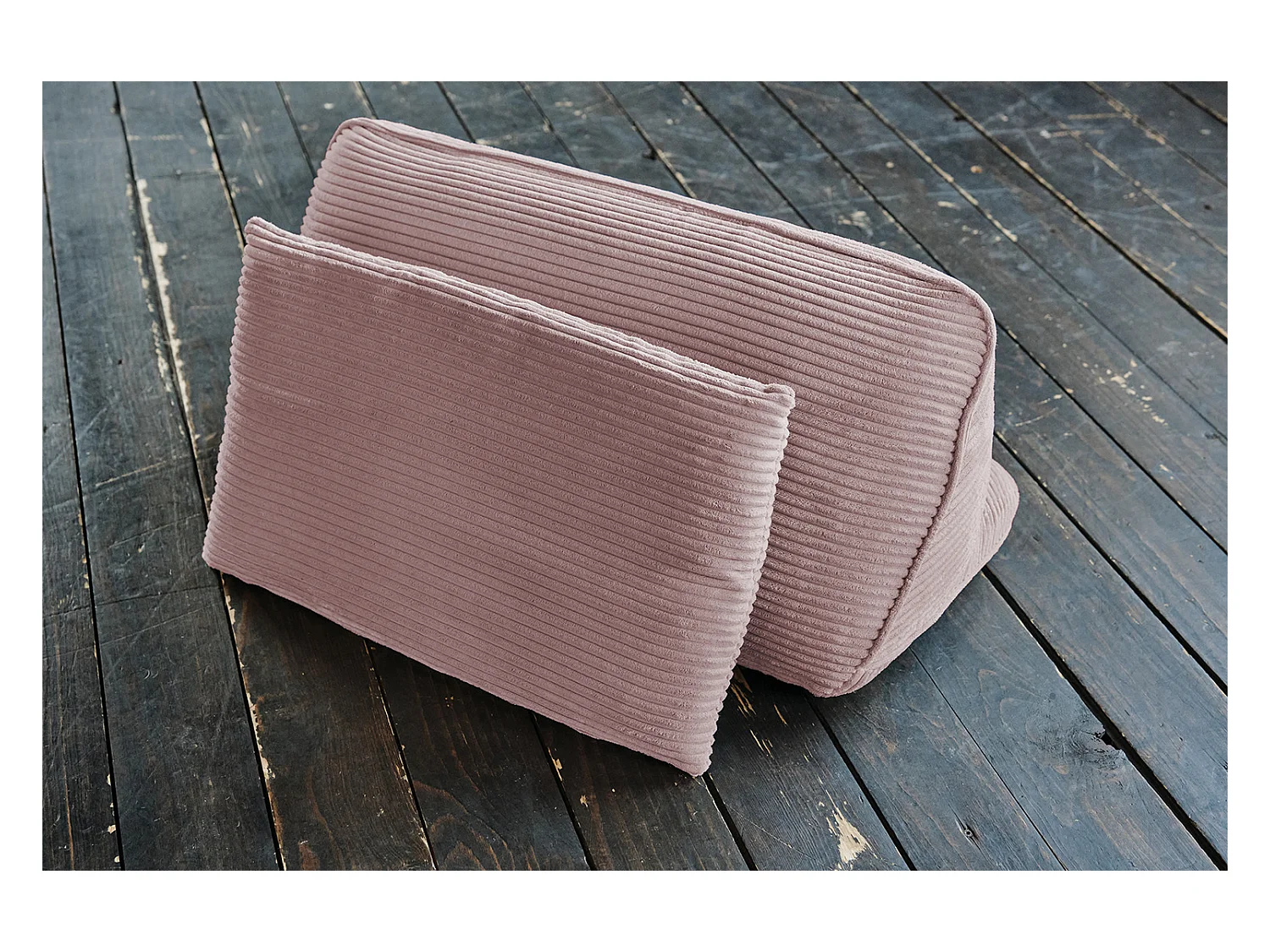 Coussin - Rose Velours côtelé - WIOLO SOFT