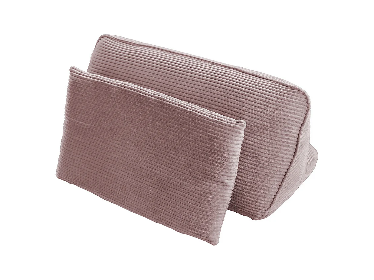 Coussin - Rose Velours côtelé - WIOLO SOFT