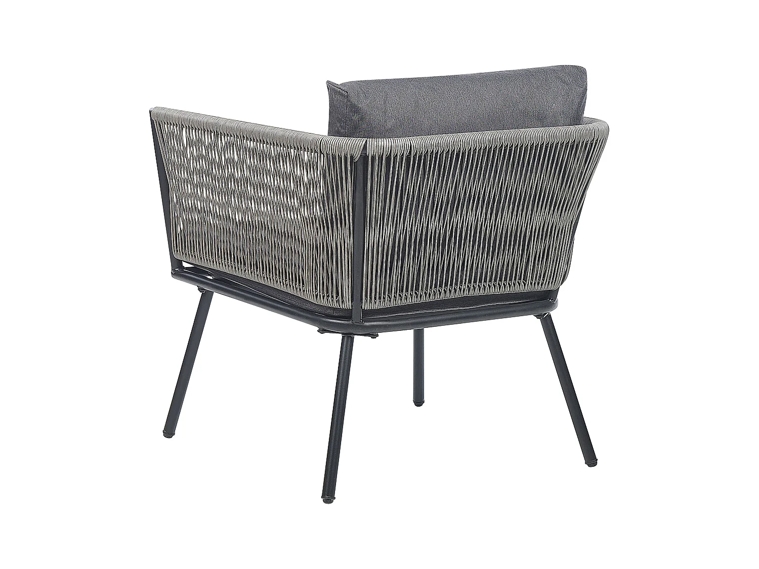 Ensemble de housses de coussins d'extérieur GARGANO Gris