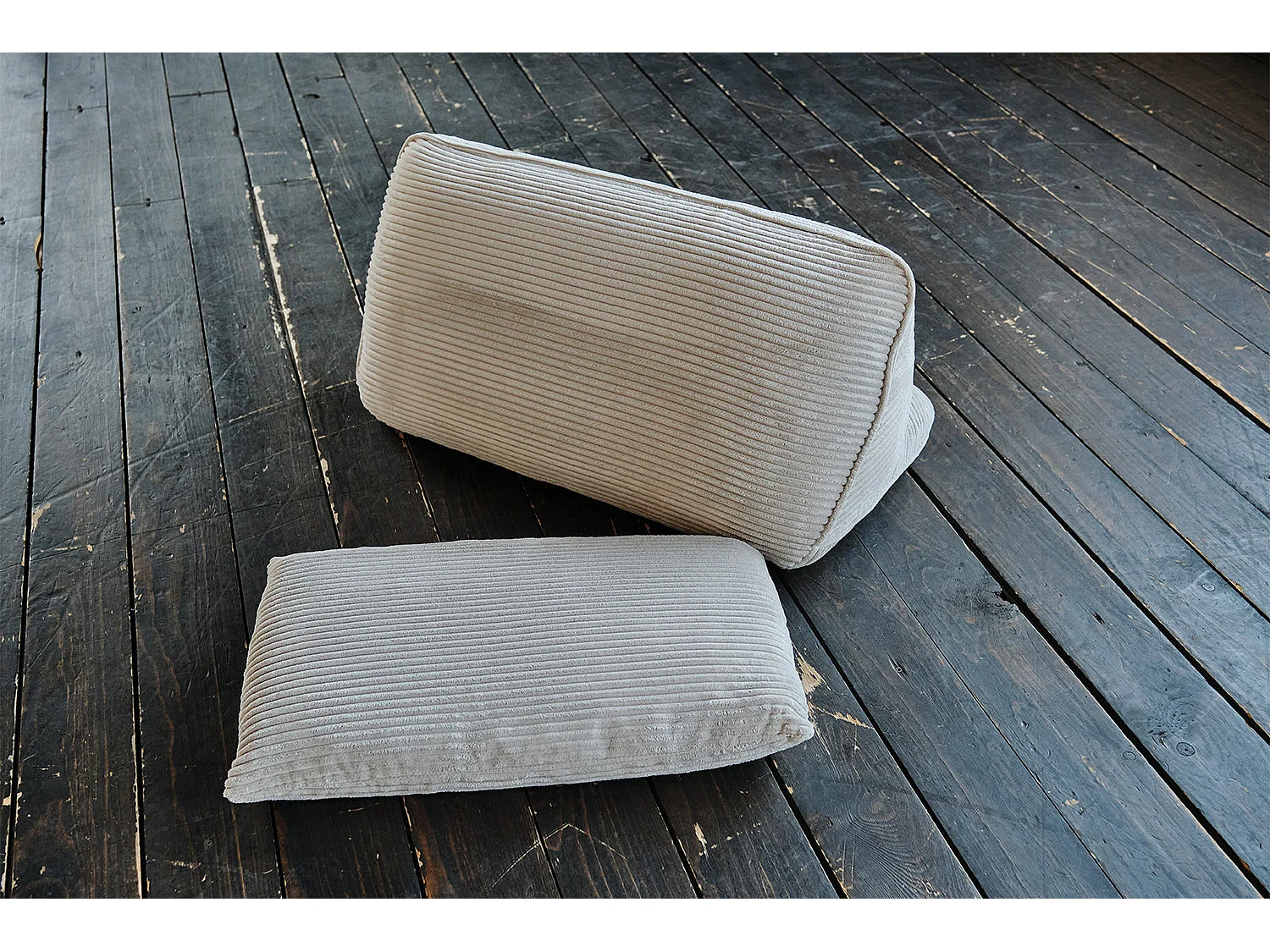 Rückenkissen - Hellgrau Cord - WIOLO SOFT