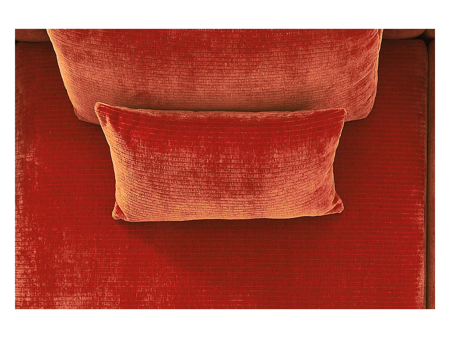 Spitzkissen - Rot Cord - SEPHI