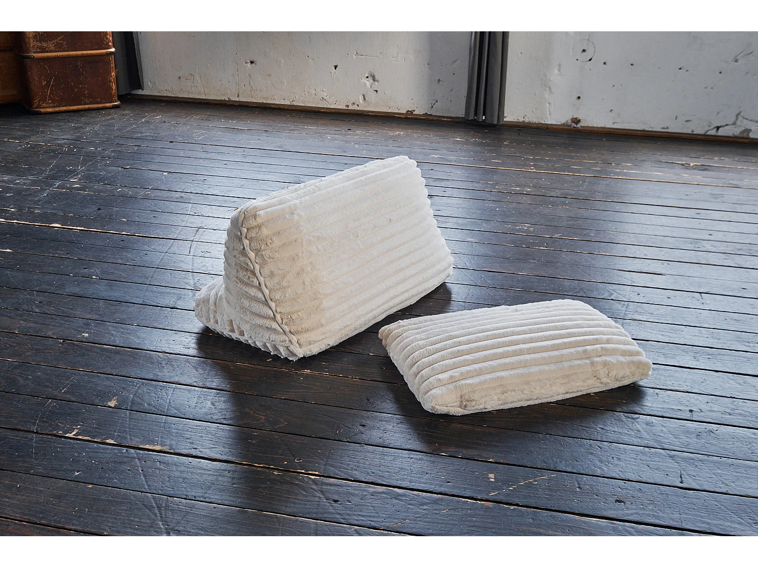 Cuscino - bianco crema Velluto a coste - WIOLO SOFT