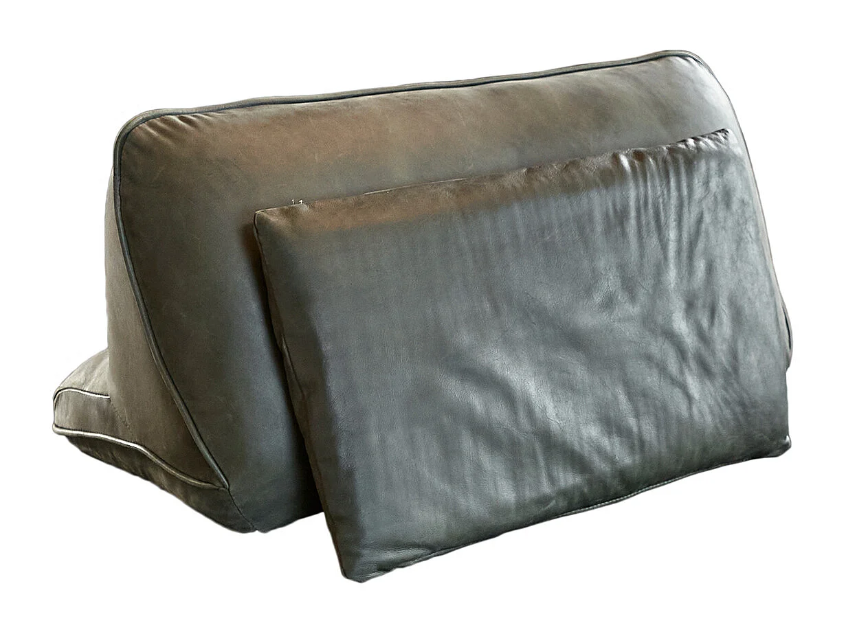 Rückenkissen - Grün Leder - WIOLO