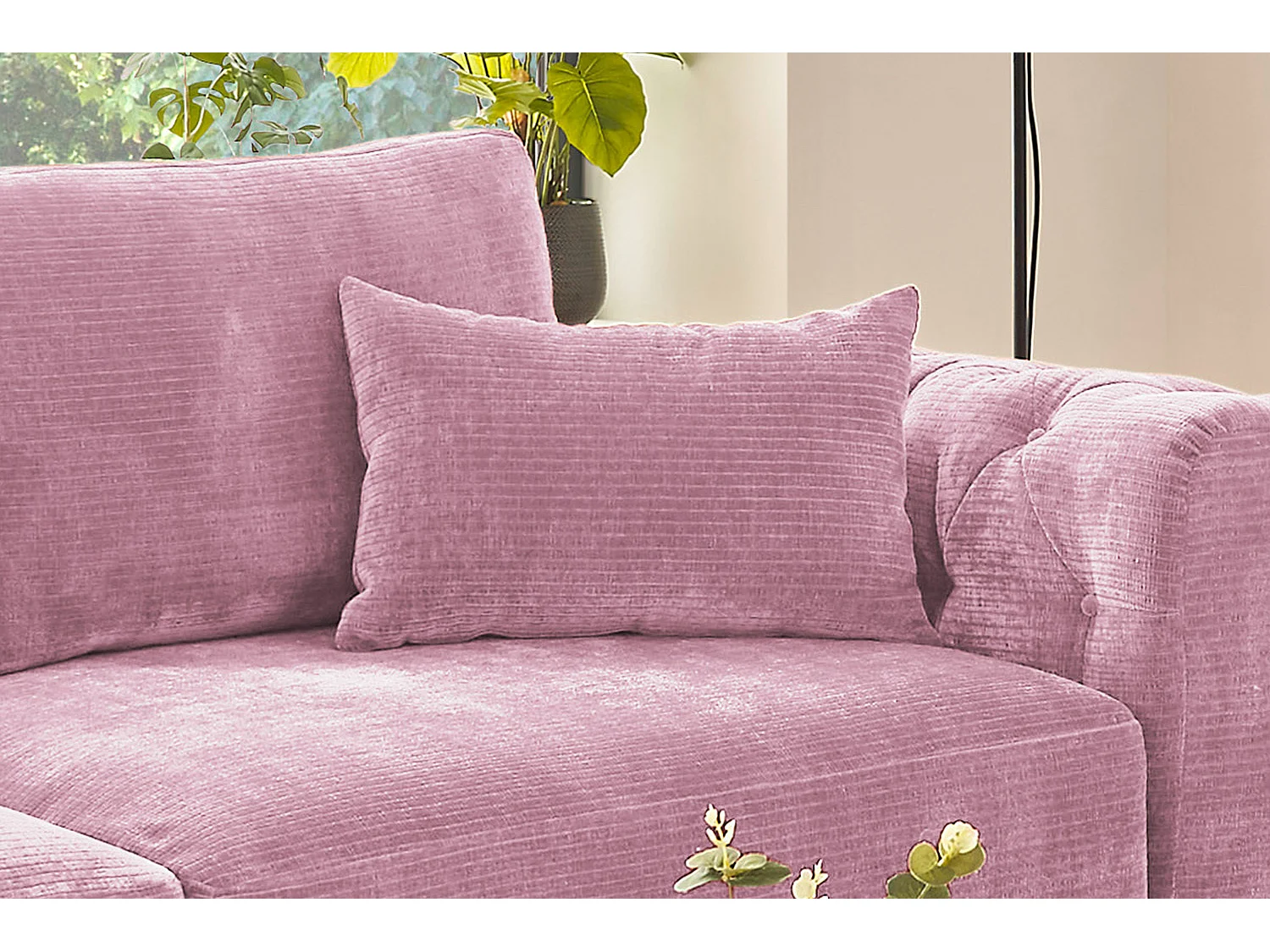 Rechthoekig - Roze Koord - SEPHI