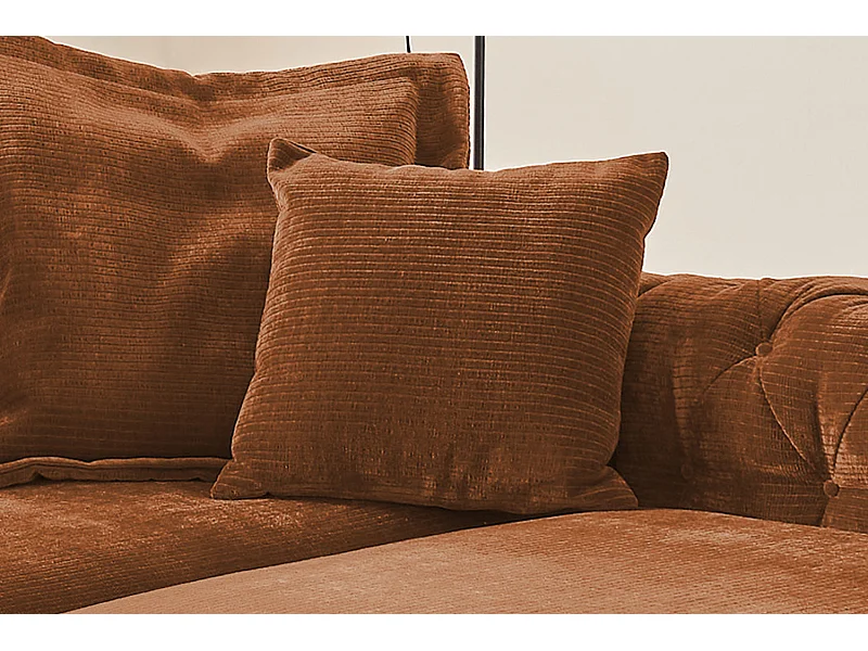 Cuscino - bruno-rossastro Velluto a coste - SEPHI