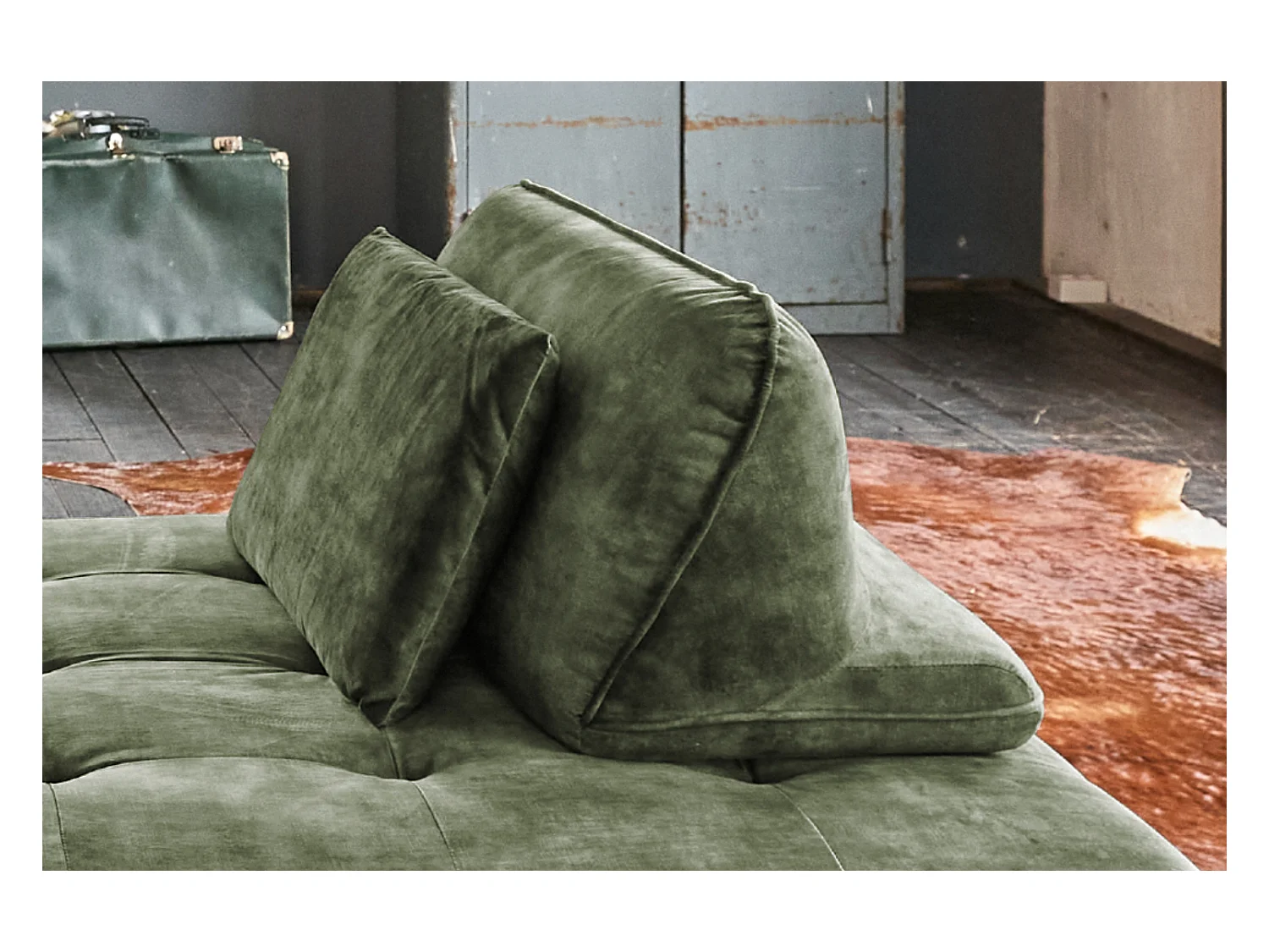 Coussin - Vert Velours - WIOLO