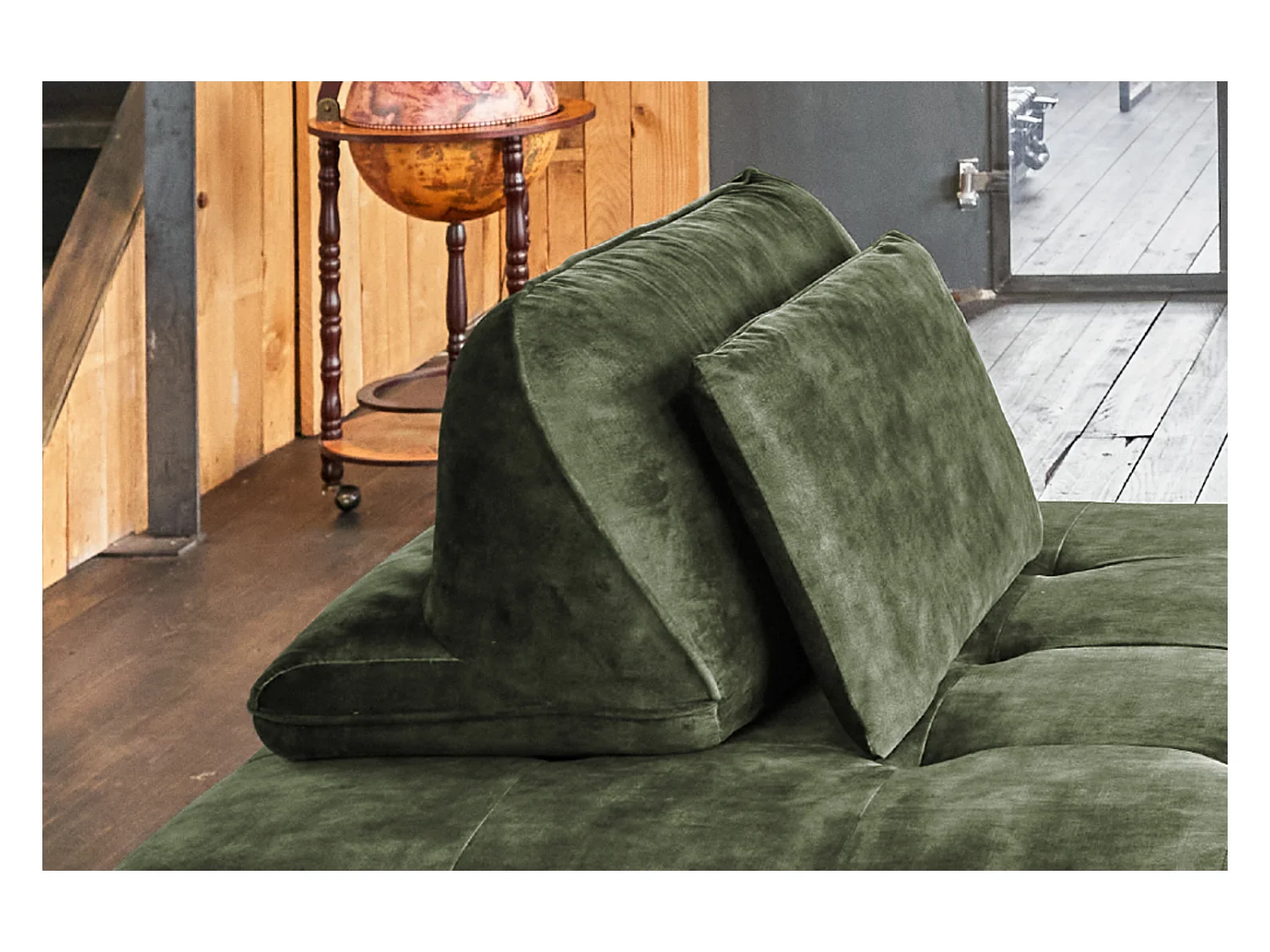 Coussin - Vert Velours - WIOLO