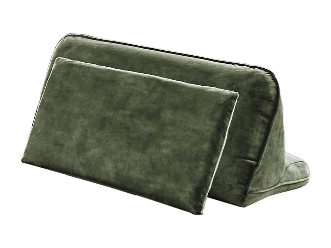 Cojines respaldo - Verde terciopelo - WIOLO