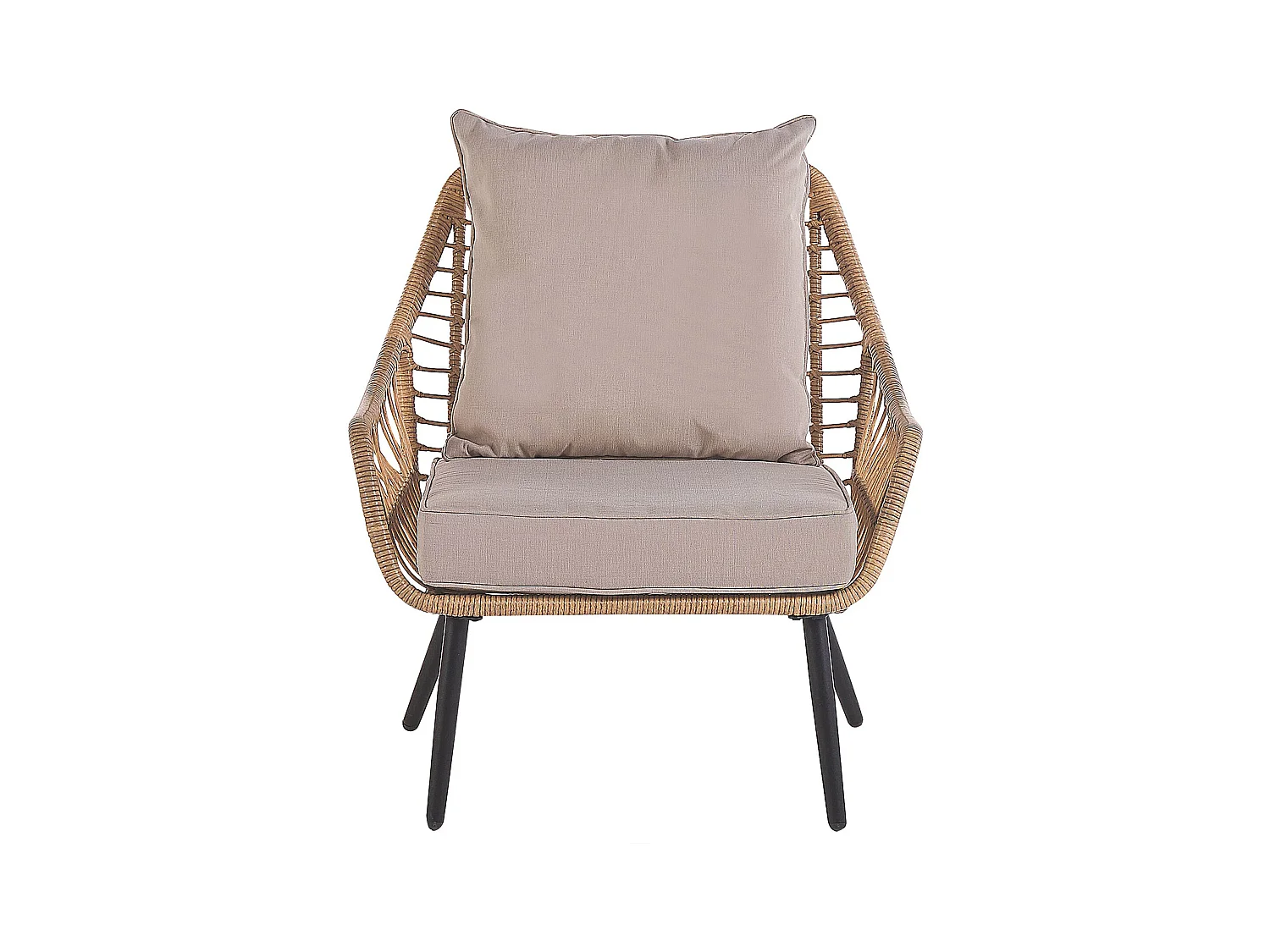 Ensemble de housses de coussins d'extérieur LAURETO Beige