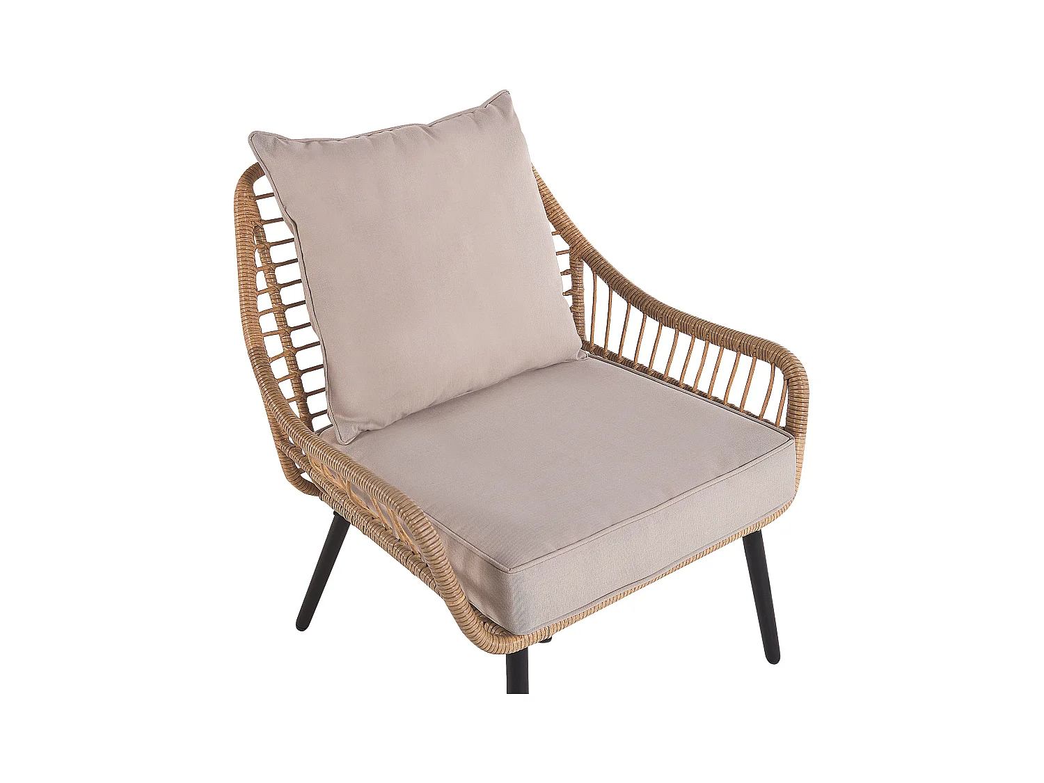 Ensemble de housses de coussins d'extérieur LAURETO Beige