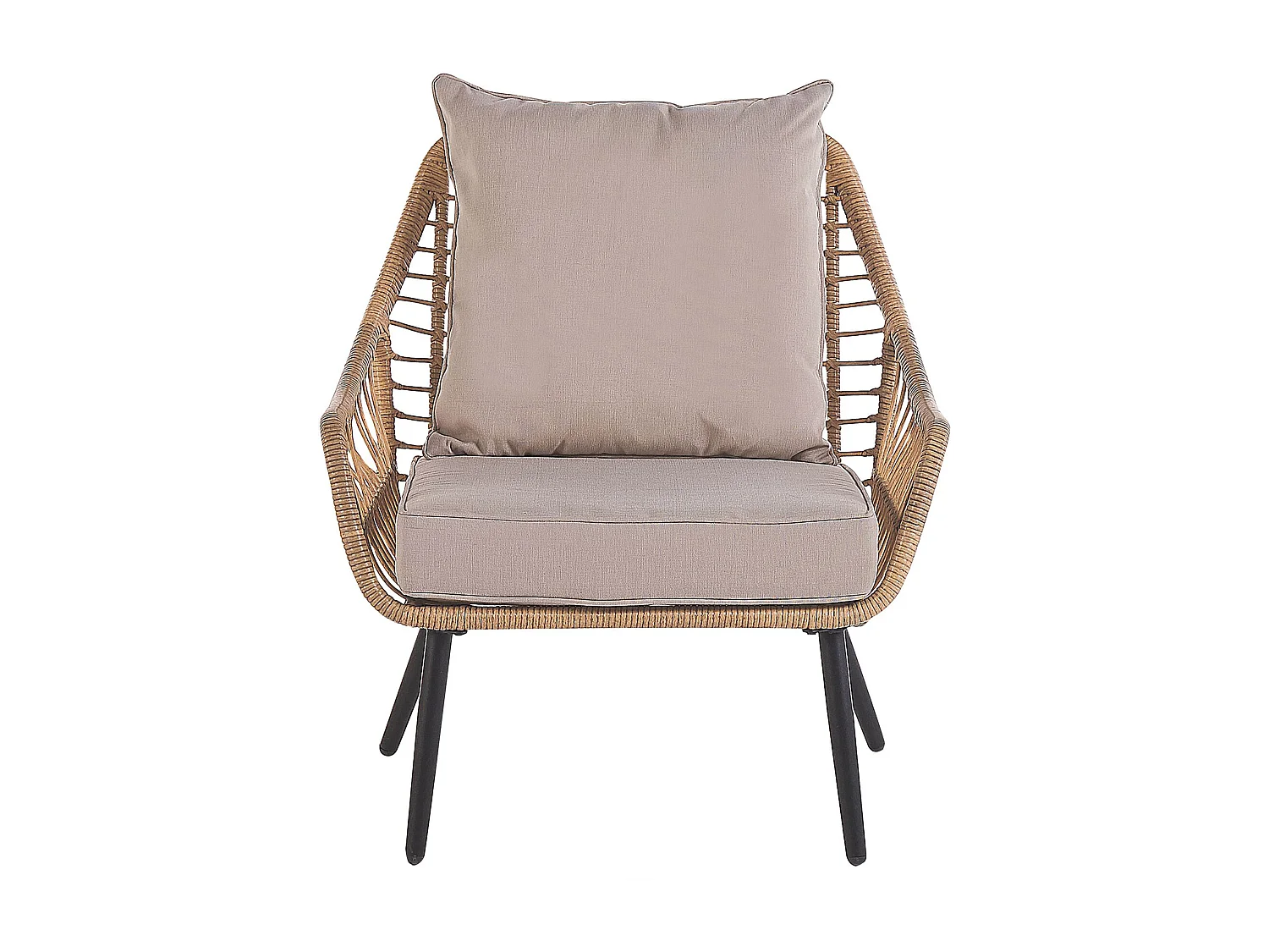 Ensemble de housses de coussins d'extérieur LAURETO Beige