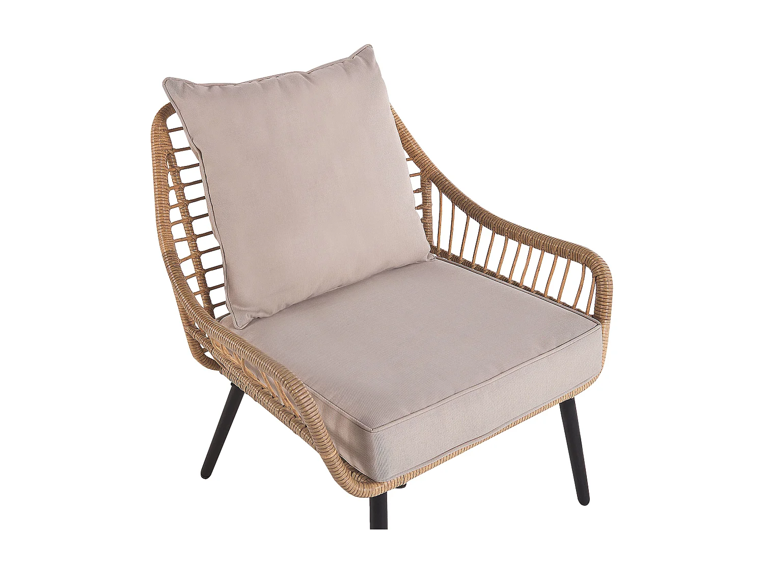 Ensemble de housses de coussins d'extérieur LAURETO Beige