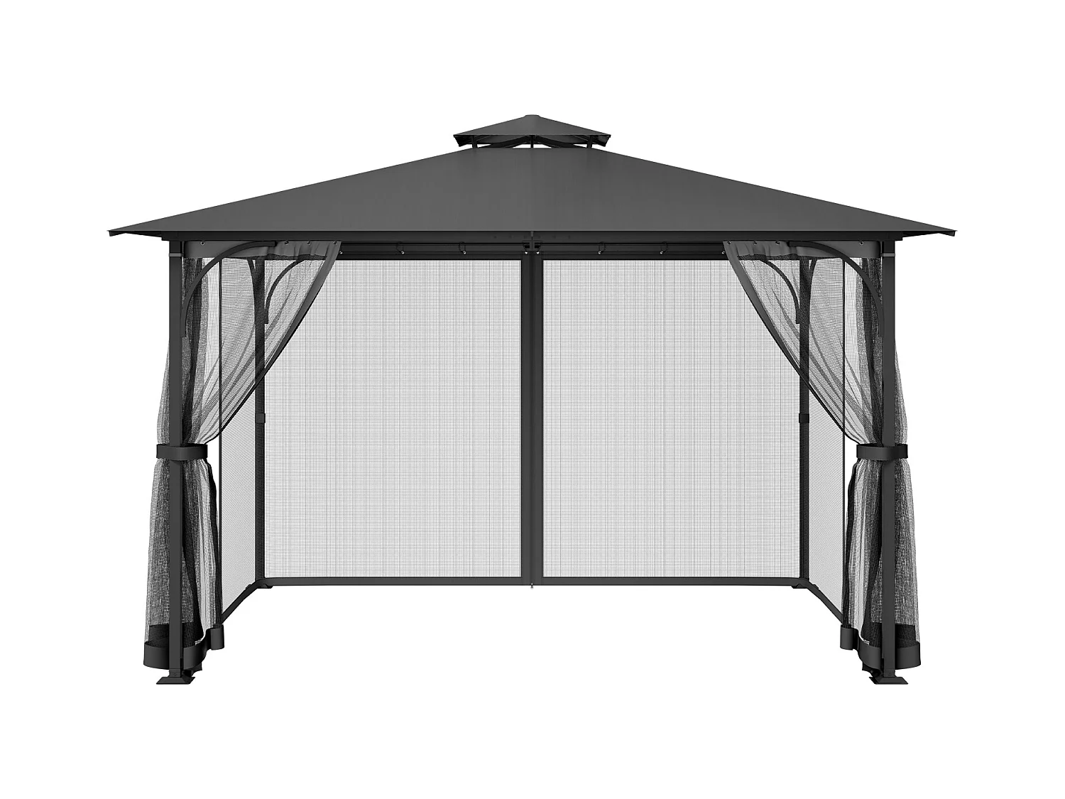 Tonnelle Barnum de Jardin SucceBuy Moustiquaire pour Tonnelle de Jardin 304,8 x 396,2 x 207,3 cm, Filet Uniquement