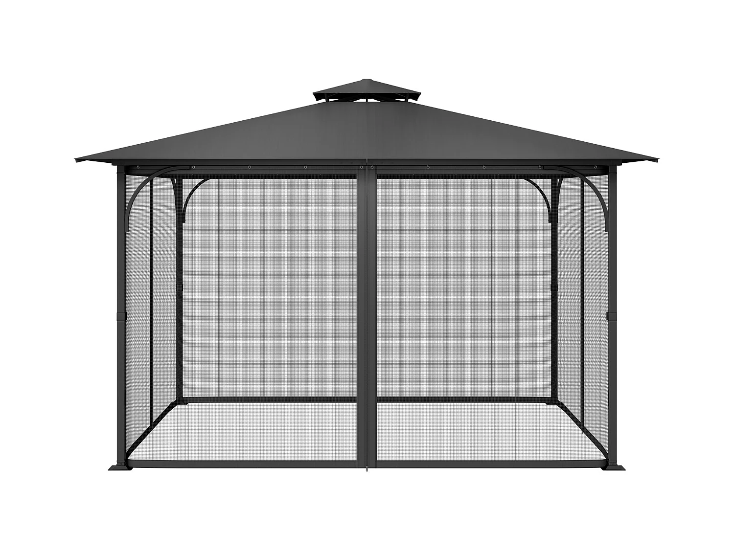 Tonnelle Barnum de Jardin SucceBuy Moustiquaire pour Tonnelle de Jardin 304,8 x 396,2 x 207,3 cm, Filet Uniquement