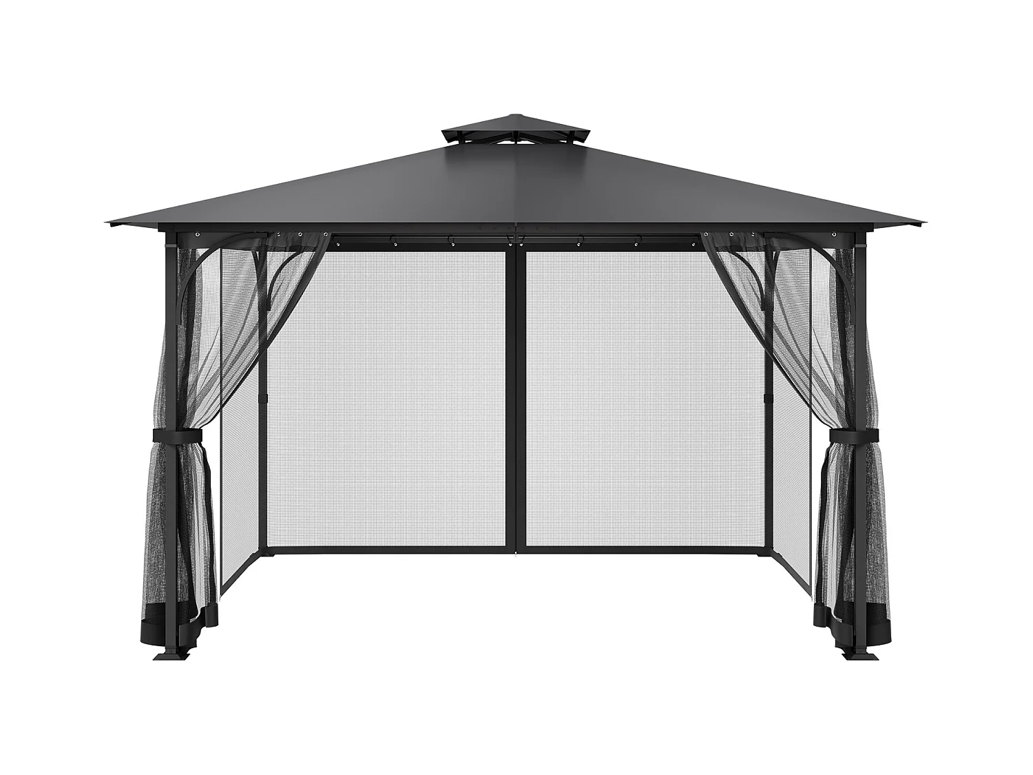 Tonnelle Barnum de Jardin SucceBuy Filet de Remplacement pour Tonnelle de Patio de 3,6 m x 3,6 m x 2,3 m (12 x 12 x 7,5 pi), Filet Uniquement