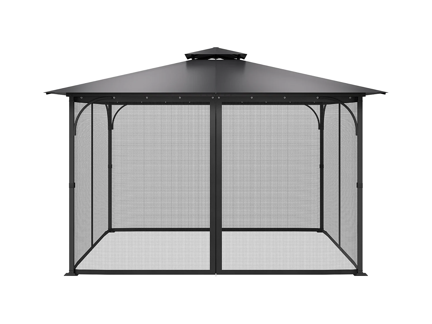 Tonnelle Barnum de Jardin SucceBuy Filet de Remplacement pour Tonnelle de Patio de 3,6 m x 3,6 m x 2,3 m (12 x 12 x 7,5 pi), Filet Uniquement