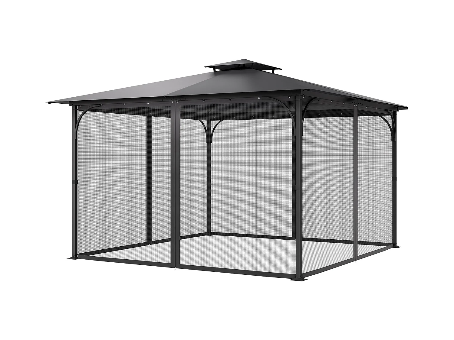 Tonnelle Barnum de Jardin SucceBuy Filet de Remplacement pour Tonnelle de Patio de 3,6 m x 3,6 m x 2,3 m (12 x 12 x 7,5 pi), Filet Uniquement