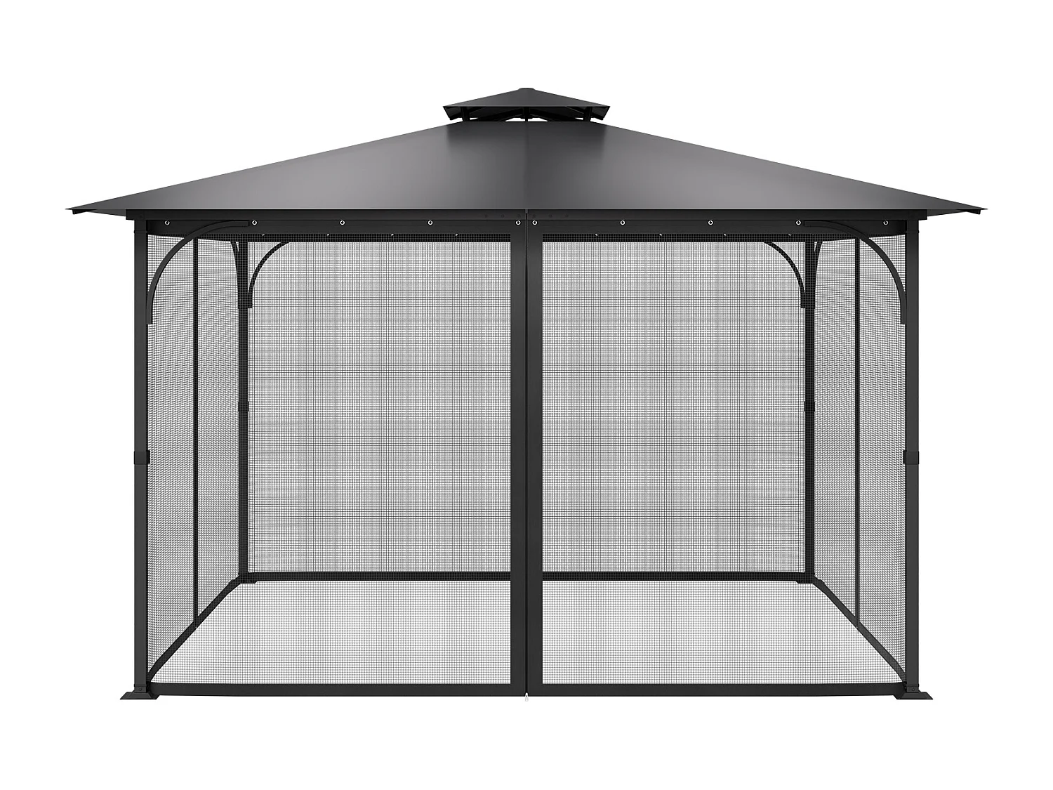 Tonnelle Barnum de Jardin SucceBuy Filet de Remplacement pour Tonnelle de Patio de 3,6 m x 3,6 m x 2,3 m (12 x 12 x 7,5 pi), Filet Uniquement