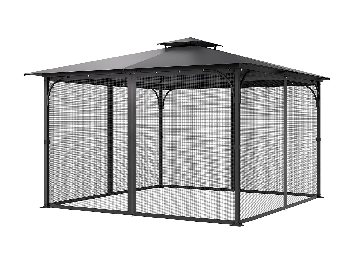 Tonnelle Barnum de Jardin SucceBuy Filet de Remplacement pour Tonnelle de Patio de 3,6 m x 3,6 m x 2,3 m (12 x 12 x 7,5 pi), Filet Uniquement