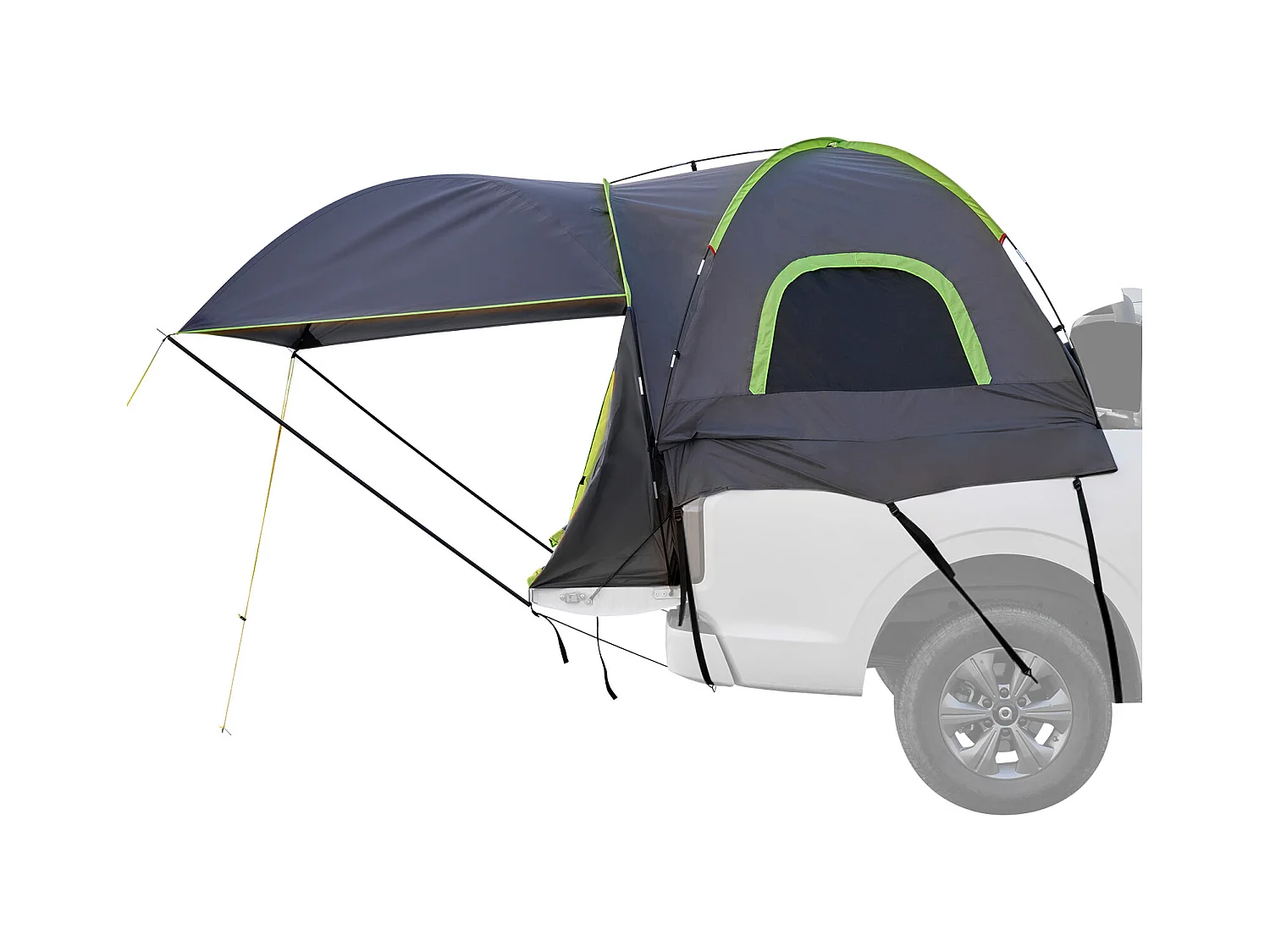 Tente de Lit de Camion Imperméable avec Auvent SucceBuy 2438 à 2499 mm, 2 à 3 Personnes, Camping Imperméable