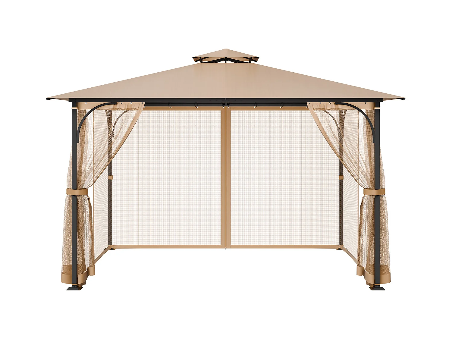 Tonnelle Barnum de Jardin SucceBuy Écran de Remplacement pour Tonnelle de Patio de 304.8 x 365.76 x 222.5 cm, Filet Seulement