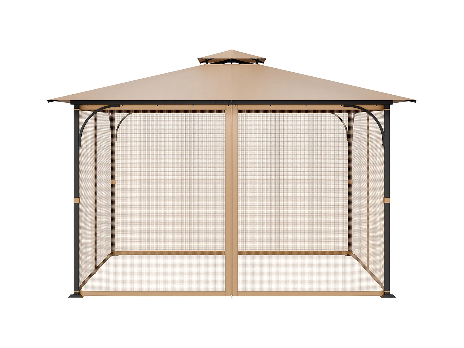 Écran de Remplacement pour Tonnelle de Patio de 304.8 x 365.76 x 213.3 cm, Filet de Tonnelle Barnum de Jardin SucceBuy, Filet Uniquement