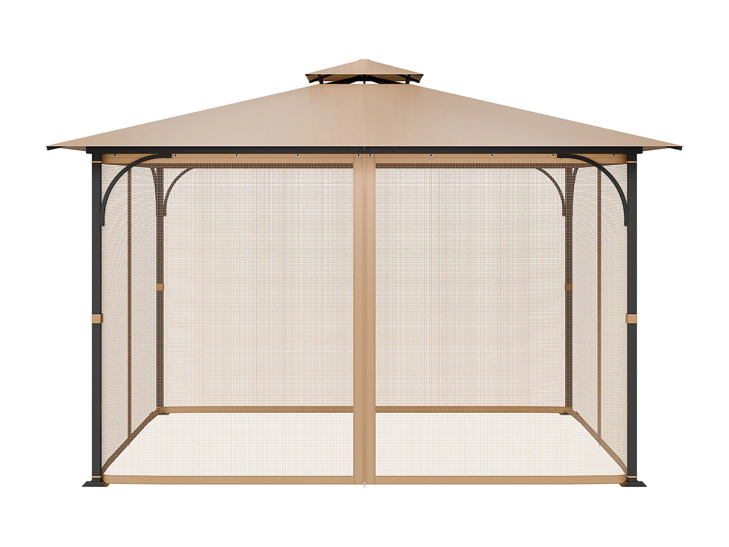 Écran de Remplacement pour Tonnelle de Patio de 304.8 x 365.76 x 213.3 cm, Filet de Tonnelle Barnum de Jardin SucceBuy, Filet Uniquement