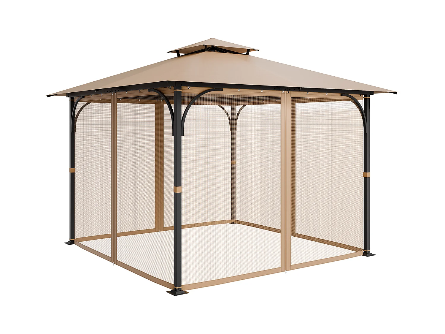 Tonnelle Barnum de Jardin SucceBuy Tonnelle Barnum de Jardin 305 x 305 x 213.5 cm - Filet Inclus
