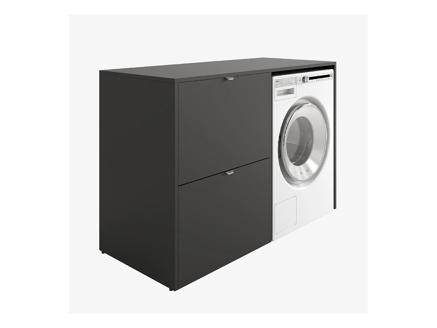 Armario para lavadora o secadora 130 cm de ancho Con armario