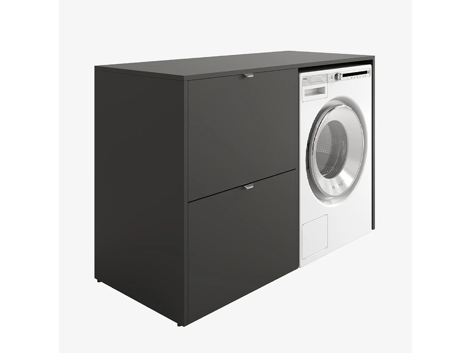 Armoire de machine à laver ou sèche-linge - 130 cm de large - Avec armoire - Armoire pour machine à laver ou sèche-linge