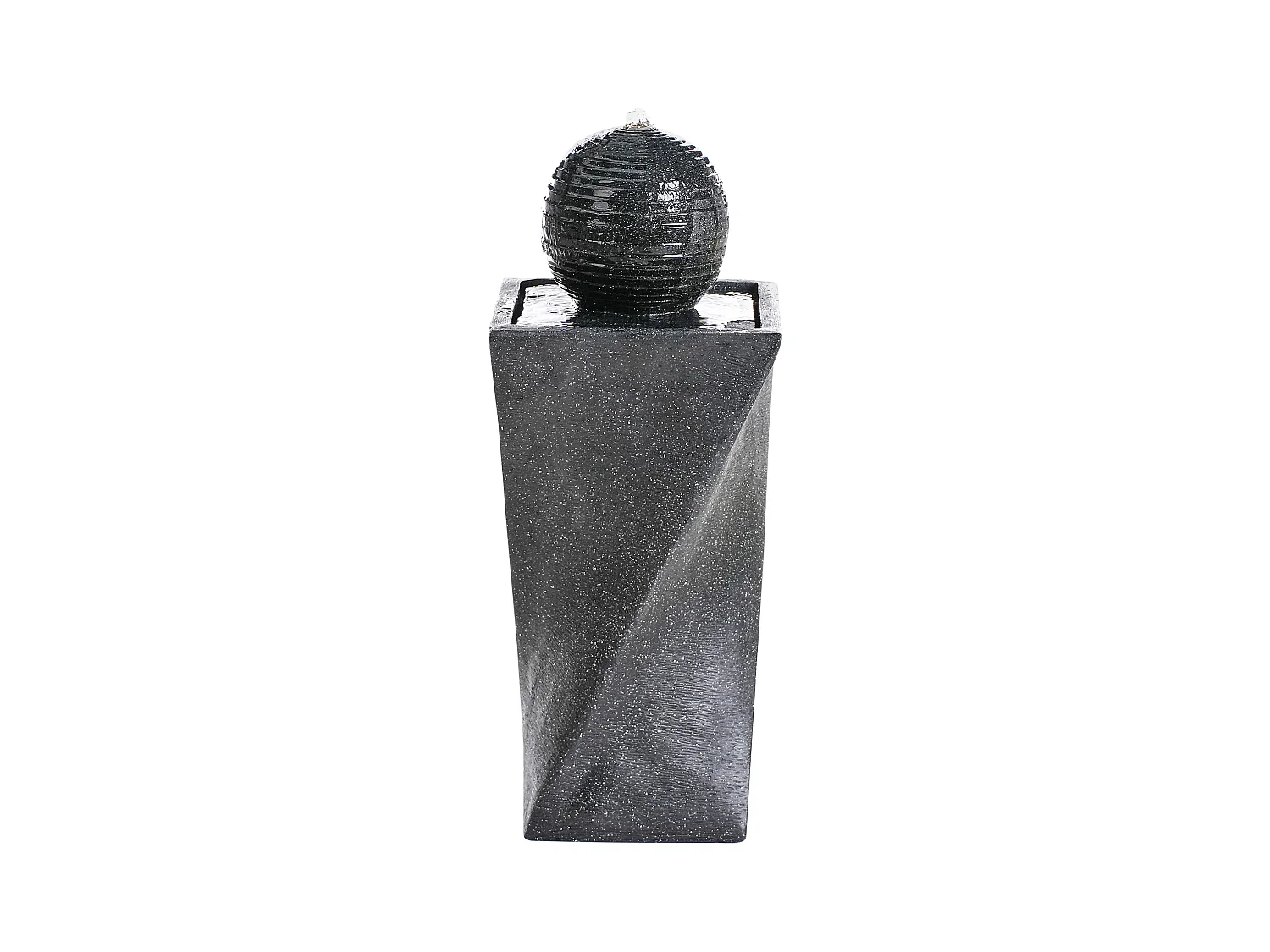 Gartenbrunnen LED ACQUACHETA Graphitgrau