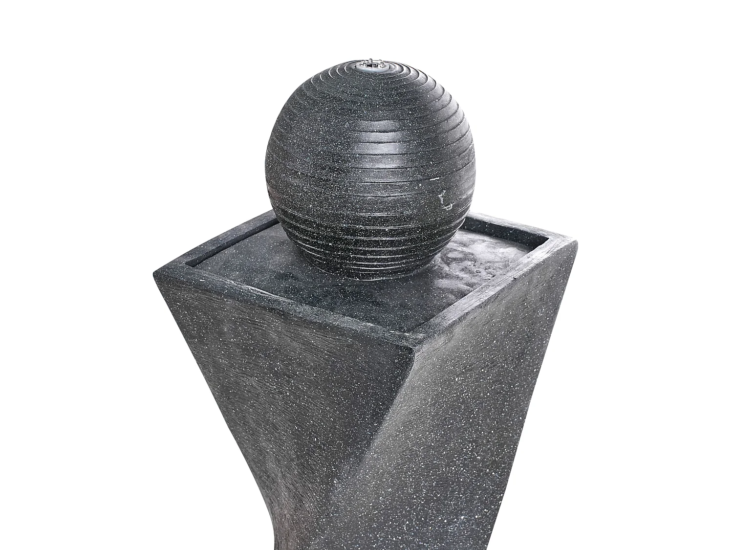 Gartenbrunnen LED ACQUACHETA Graphitgrau
