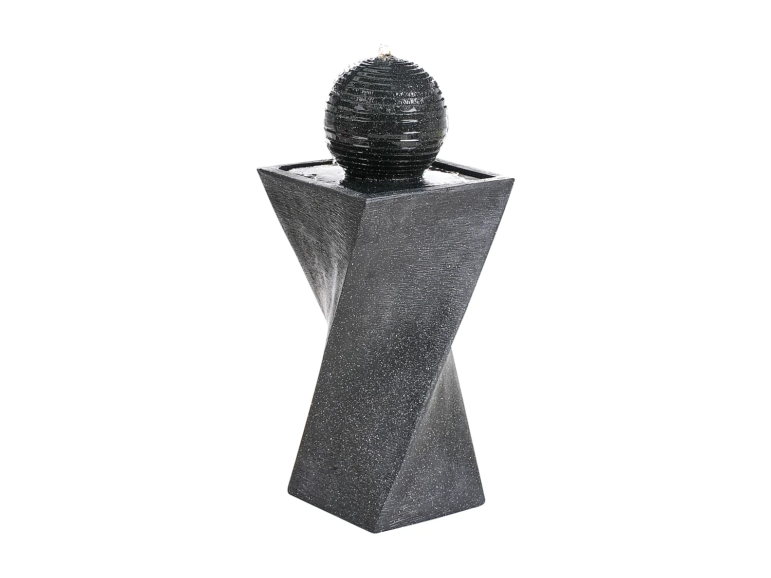 Fontana da giardino LED ACQUACHETA Grigio grafite