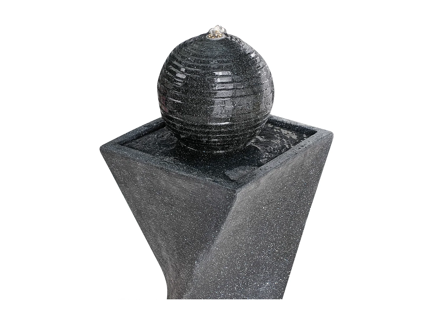 Fontana da giardino LED ACQUACHETA Grigio grafite