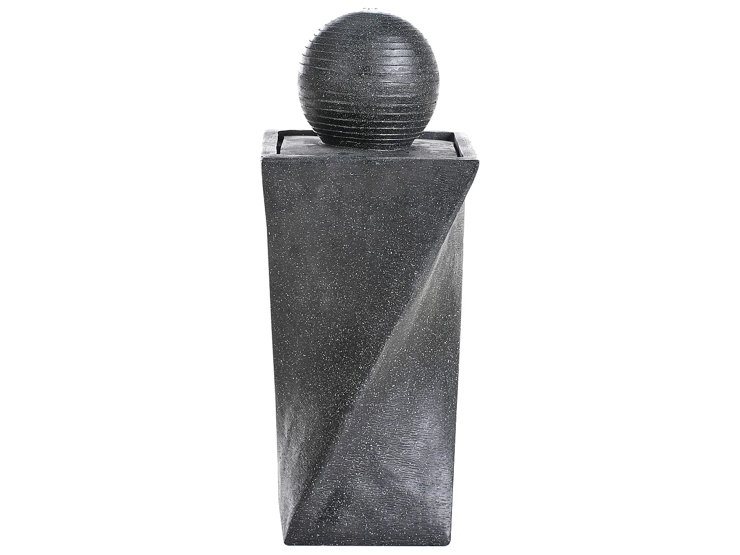 Gartenbrunnen LED ACQUACHETA Graphitgrau