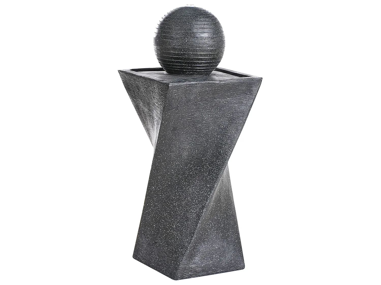 Gartenbrunnen LED ACQUACHETA Graphitgrau