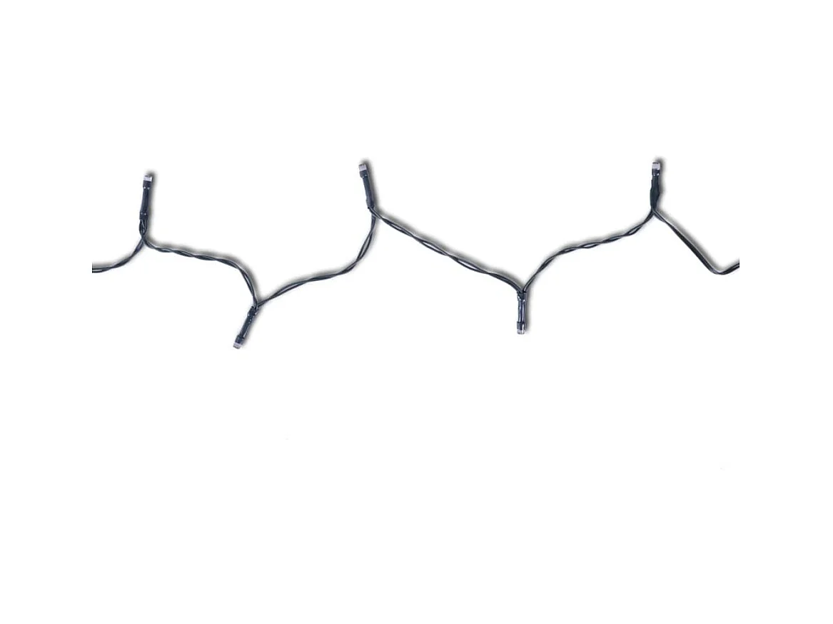 Zonne-energie LED slingerverlichting 24 lampjes 3,8m (2 stuks)