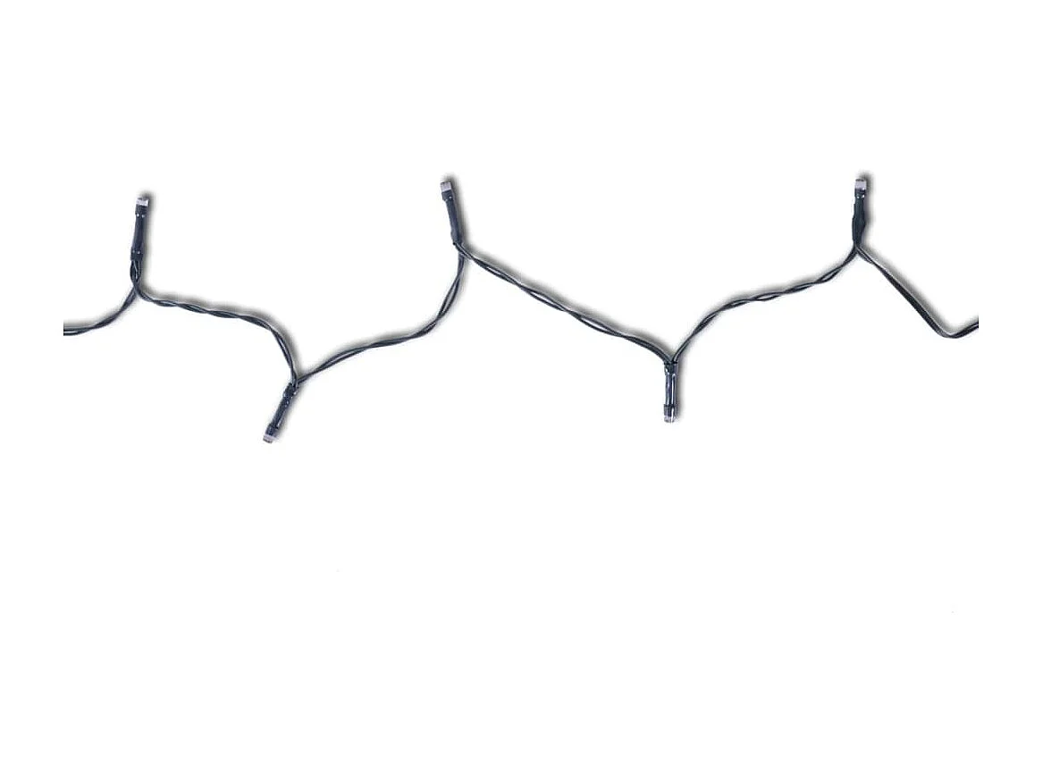 Zonne-energie LED slingerverlichting 24 lampjes 3,8m (2 stuks)